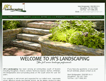 Tablet Screenshot of jrslandscaping.net